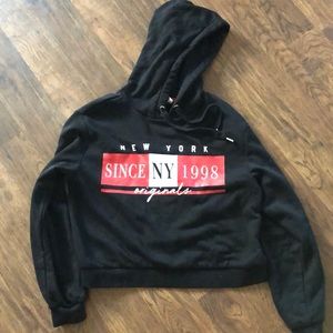 womens black hoodie